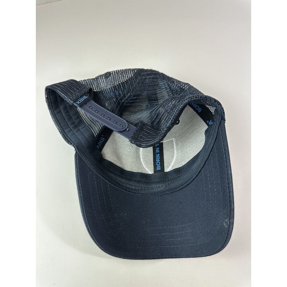 Kuhl Snapback Hat Mesh Back Trucker Blue Logo Adjustable Hiking Fishing Outdoors - Picture 5 of 9